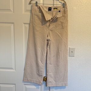 Maeve Tan Wide-Leg Pants